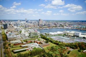 千葉ポートタワーから見た千葉市の街並み