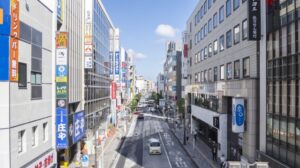 柏駅周辺の街並み
