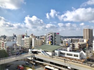 南柏駅周辺の街並み