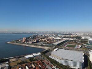東京ディズニーリゾート周辺を空撮
