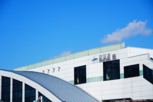 梅郷駅の駅舎