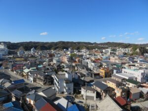 勝浦市の街並み