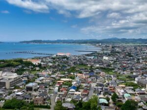 館山市の街並み