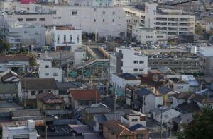 東金駅周辺の街並み